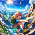攀岩上升的女孩游戏下载手机版（Climbing Girl） v1.0