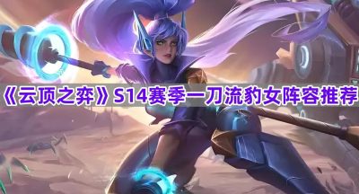 《云顶之弈》S14赛季一刀流豹女阵容推荐